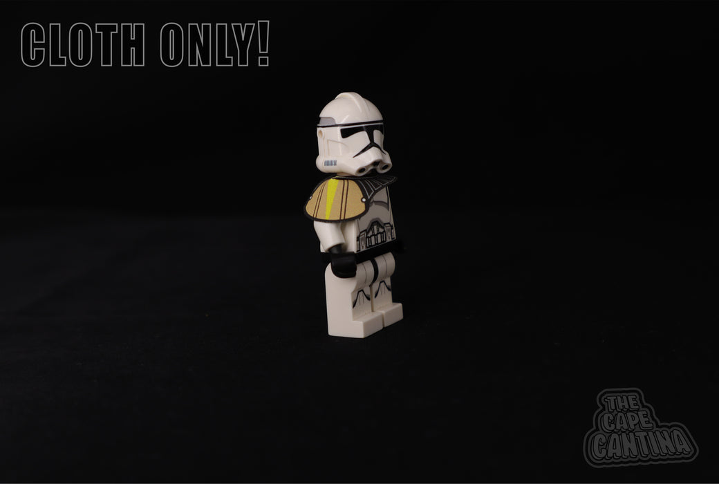 Galactic Empire and Republic Ranked Stormtrooper Folded Printed Pauldrons (Folded)