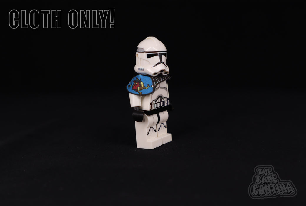 Galactic Empire and Republic Ranked Stormtrooper Folded Printed Pauldrons (Folded)