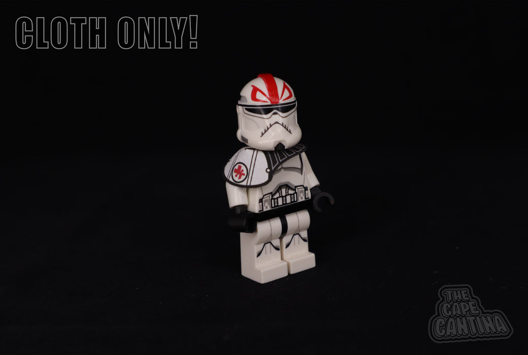 Galactic Empire and Republic Ranked Stormtrooper Folded Printed Pauldrons (Folded)