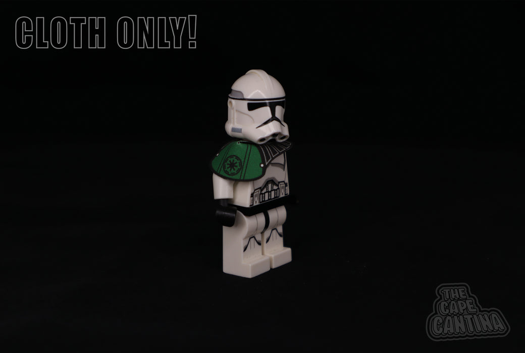 Galactic Empire and Republic Ranked Stormtrooper Folded Printed Pauldrons (Folded)