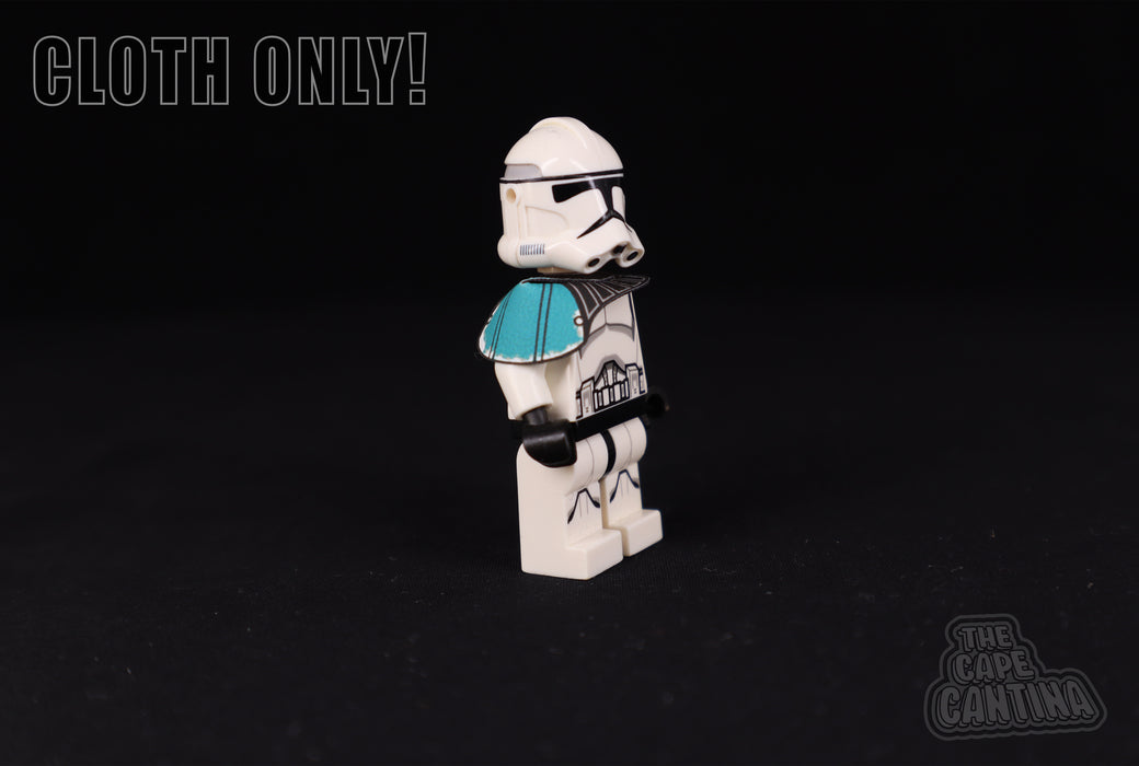Galactic Empire and Republic Ranked Stormtrooper Folded Printed Pauldrons (Folded)
