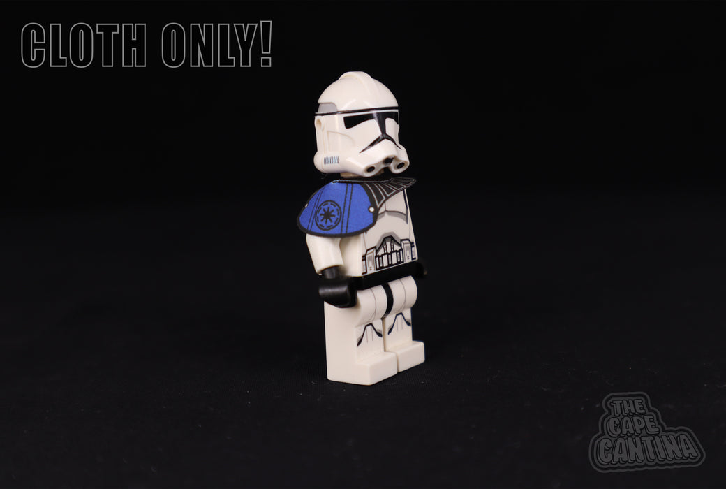 Galactic Empire and Republic Ranked Stormtrooper Folded Printed Pauldrons (Folded)
