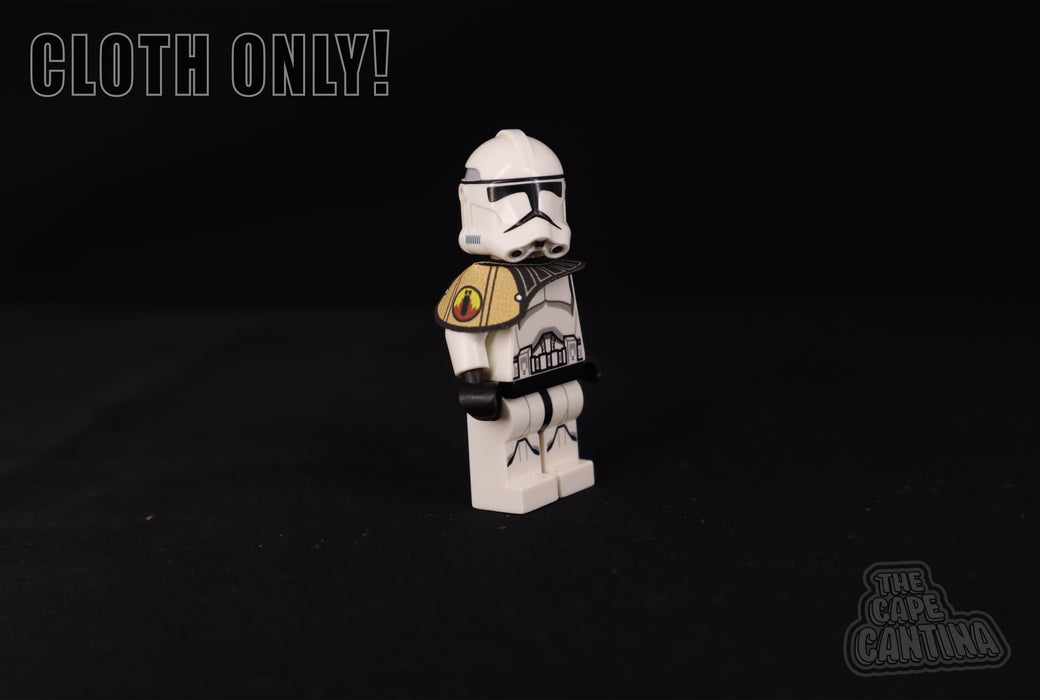 Galactic Empire and Republic Ranked Stormtrooper Folded Printed Pauldrons (Folded)