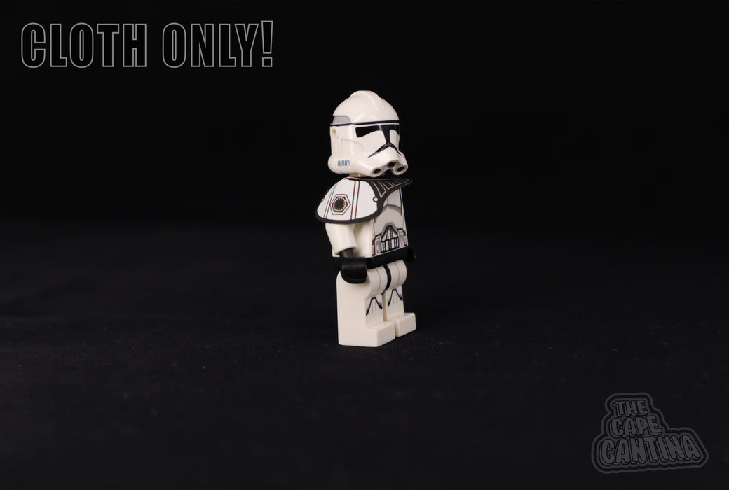 Galactic Empire and Republic Ranked Stormtrooper Folded Printed Pauldrons (Folded)