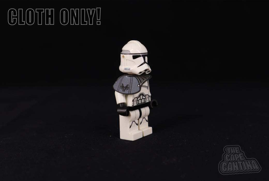 Galactic Empire and Republic Ranked Stormtrooper Folded Printed Pauldrons (Folded)