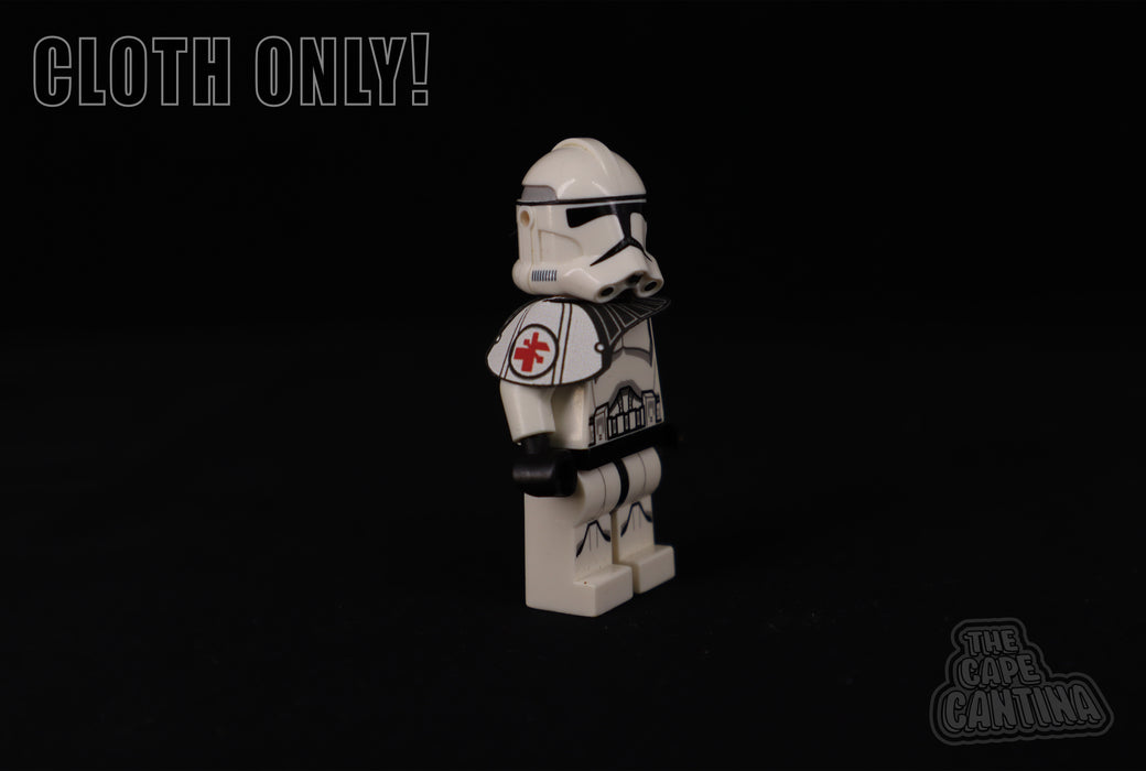 Galactic Empire and Republic Ranked Stormtrooper Folded Printed Pauldrons (Folded)