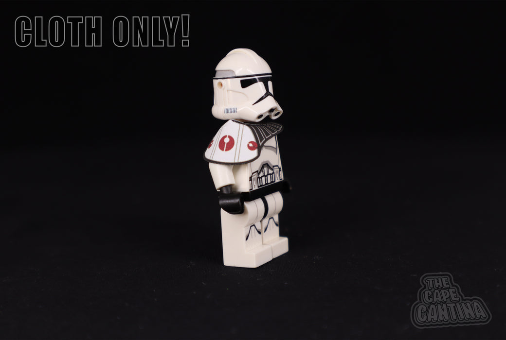 Galactic Empire and Republic Ranked Stormtrooper Folded Printed Pauldrons (Folded)