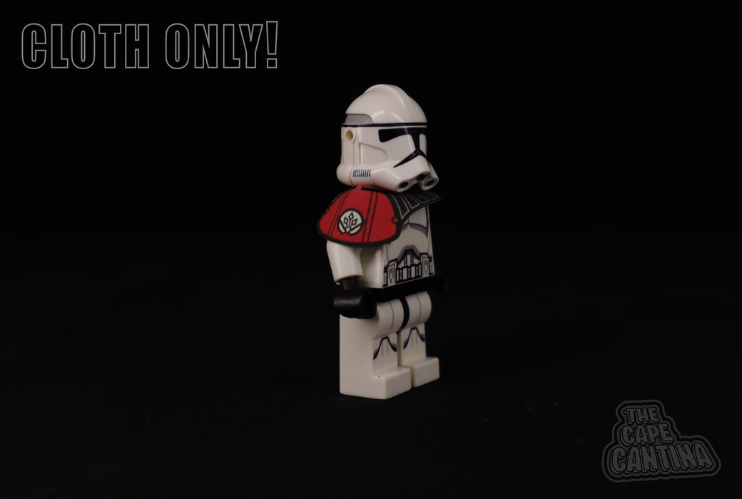 Galactic Empire and Republic Ranked Stormtrooper Folded Printed Pauldrons (Folded)
