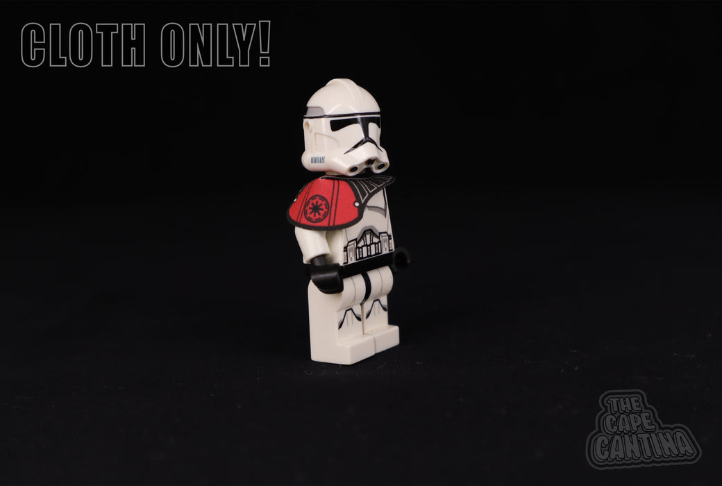 Galactic Empire and Republic Ranked Stormtrooper Folded Printed Pauldrons (Folded)