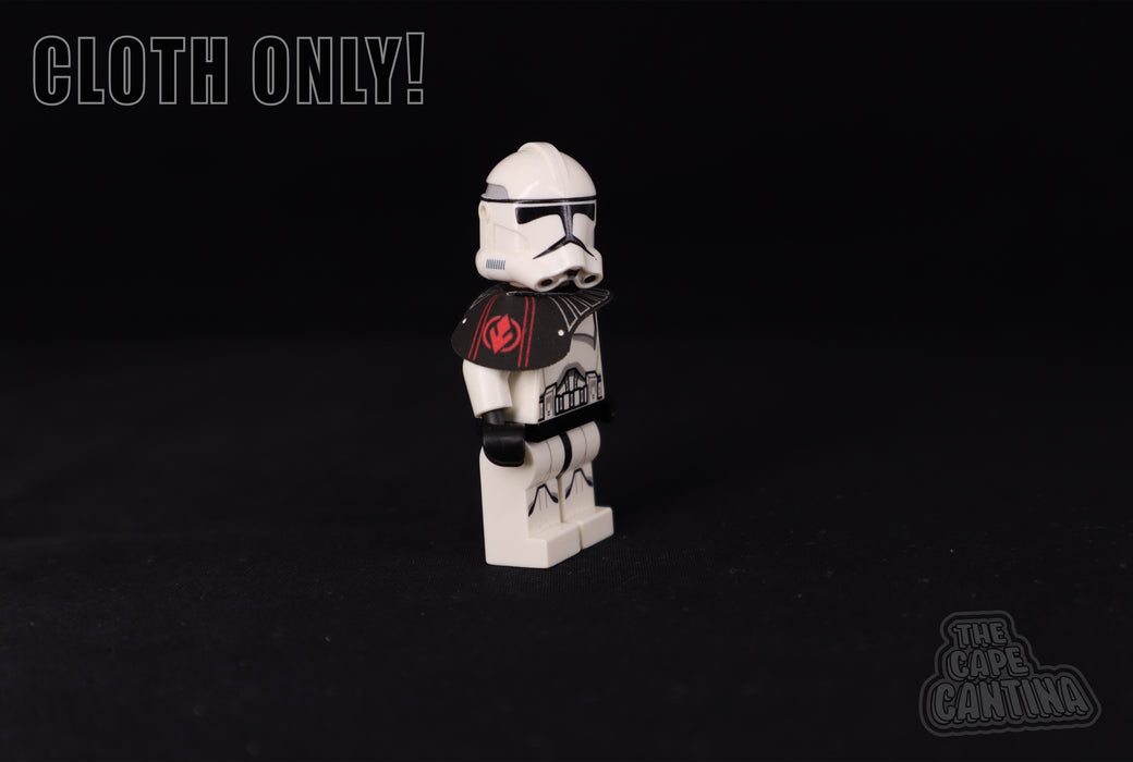 Galactic Empire and Republic Ranked Stormtrooper Folded Printed Pauldrons (Folded)