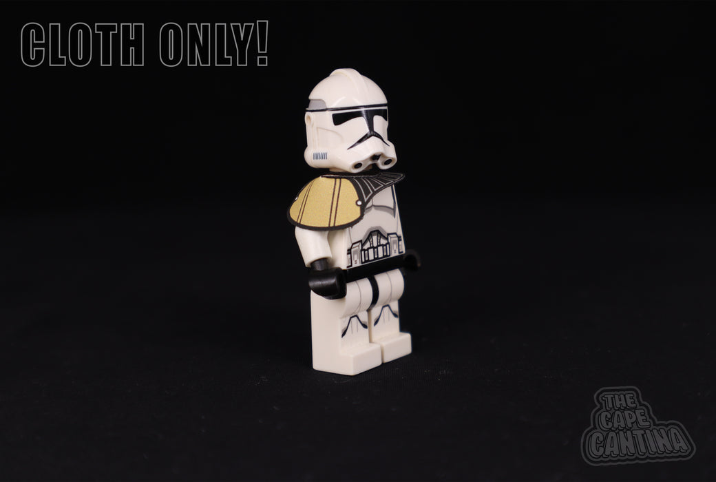 Galactic Empire and Republic Ranked Stormtrooper Folded Printed Pauldrons (Folded)