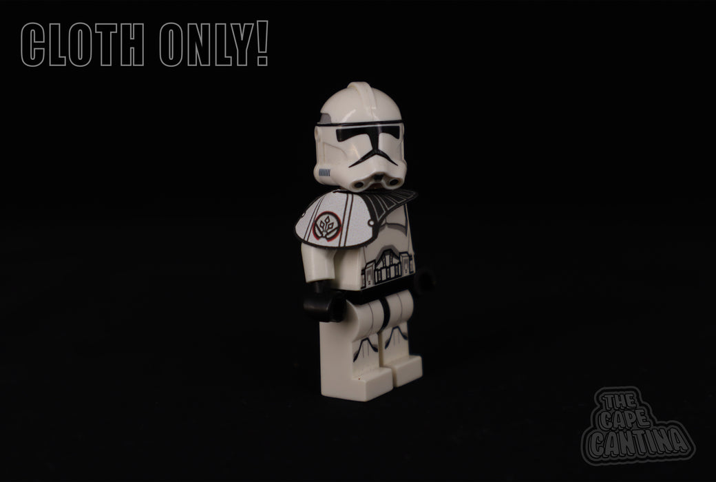 Galactic Empire and Republic Ranked Stormtrooper Folded Printed Pauldrons (Folded)