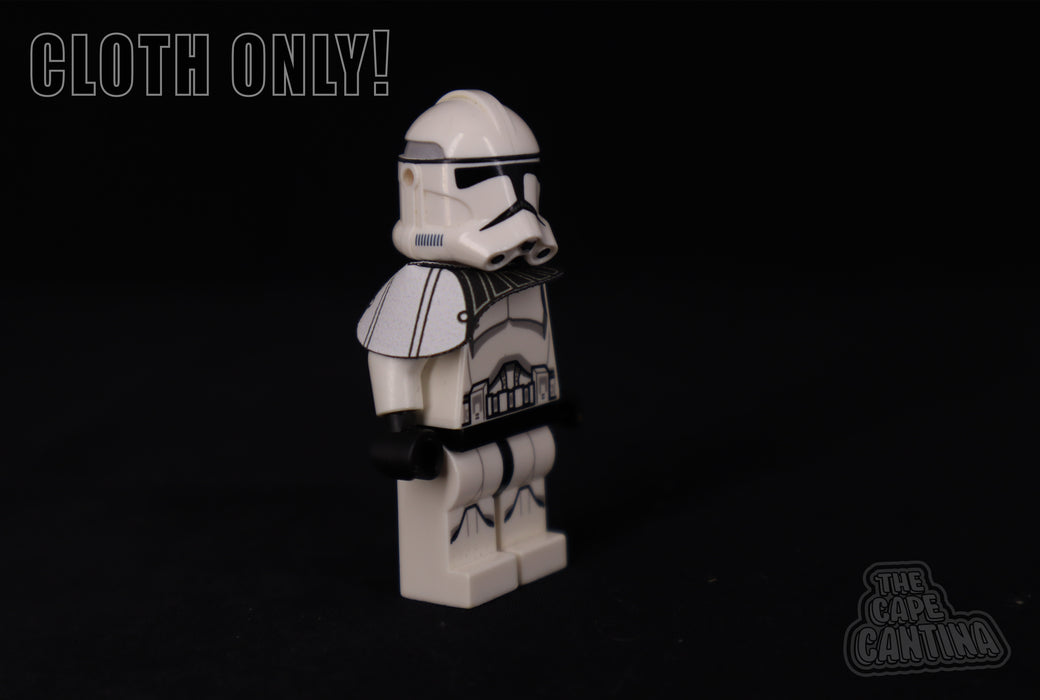 Galactic Empire and Republic Ranked Stormtrooper Folded Printed Pauldrons (Folded)