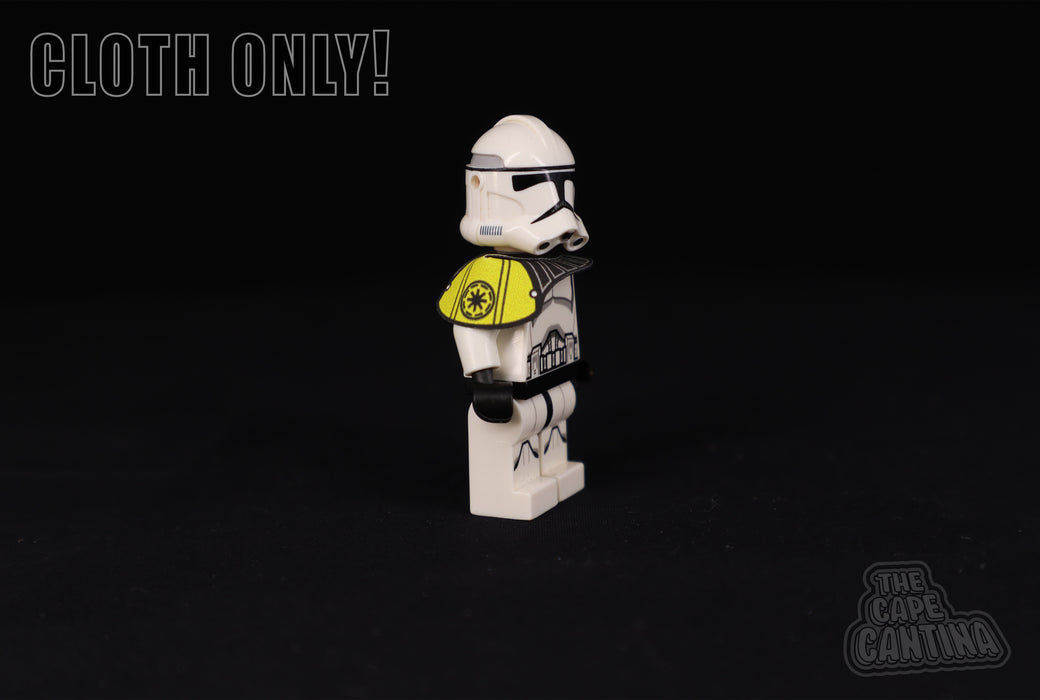 Galactic Empire and Republic Ranked Stormtrooper Folded Printed Pauldrons (Folded)