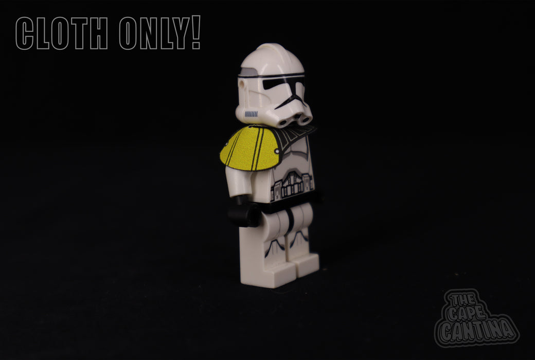Galactic Empire and Republic Ranked Stormtrooper Folded Printed Pauldrons (Folded)