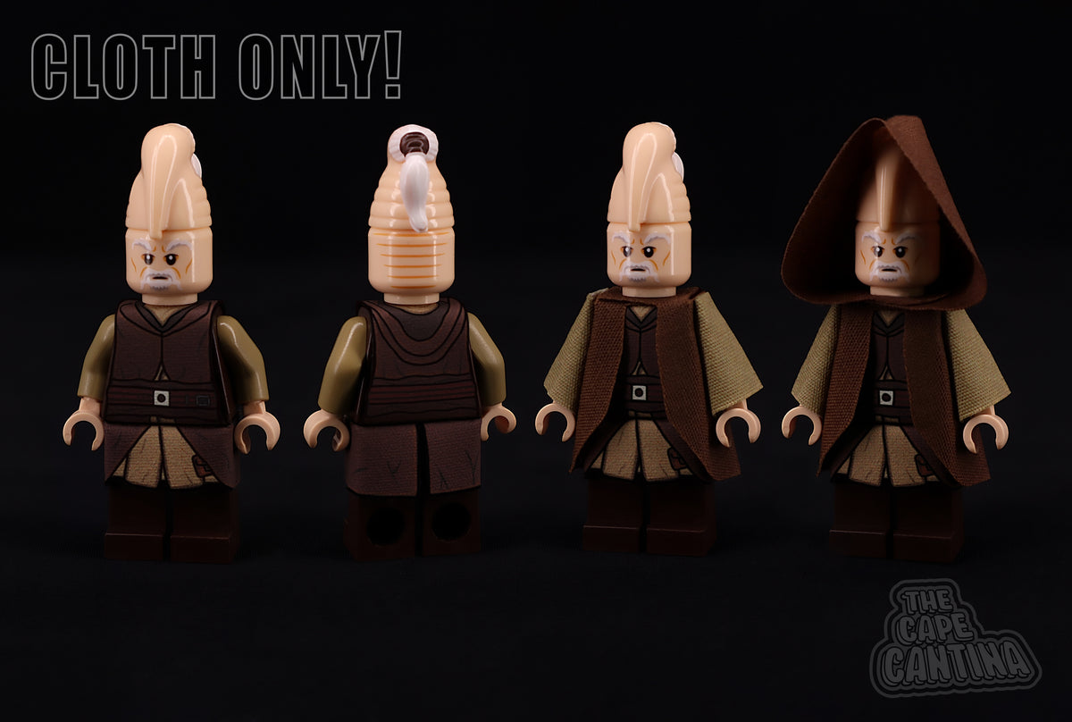 LEGO® Ki-Adi-Mundi Inspired Jedi Robe Outfit Cloth Set — The Cape