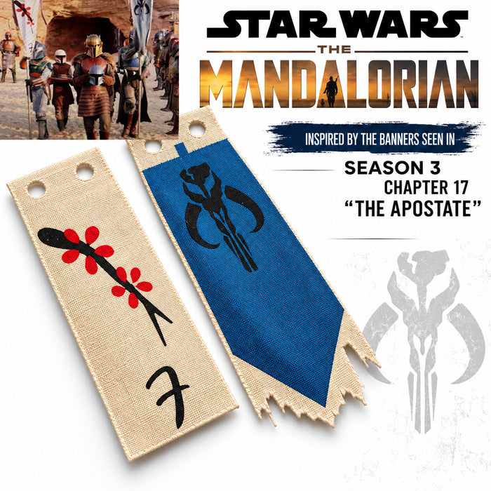 Mandalorian House Vizsla & Mythosaur Cloth Banners for LEGO Minifigures