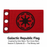 Galactic Republic red cloth flag inspired by The Clone Wars Season 5 Episode 20