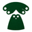 Green fabric cape and matching hood set for LEGO minifigures, ideal for sci-fi villains, medieval fantasy characters and custom MOC displays.