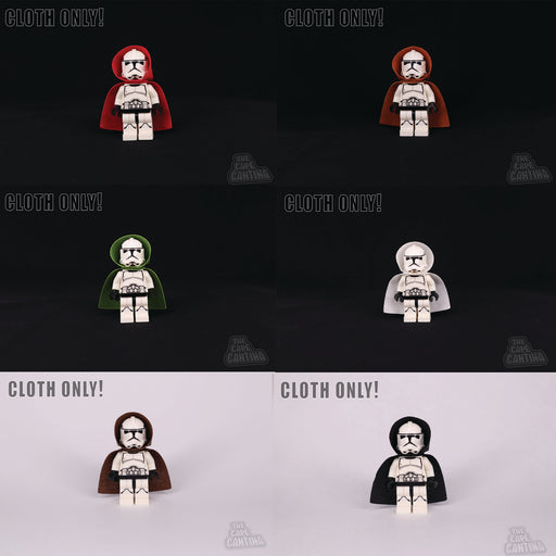 Custom Cloak With Hood  for your Minifigs Star Wars or Marvel's World -You Chose 8 Colors-
