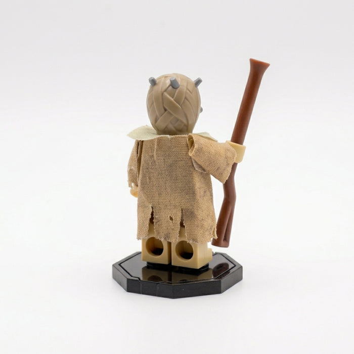 Tusken Raider custom 4-piece cloth outfit for LEGO minifigure back view