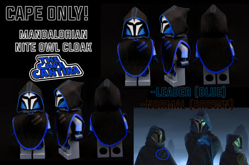 Custom Mandalorian Nite Owls Clone Wars Stealth Mission Cloak Set